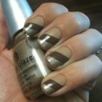 طرح مورب طلایی،قهوه ای و کرم