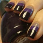 طرح مورب مشکی،بنفش و طوسی