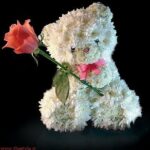 تزیین گل به شکل عروسک