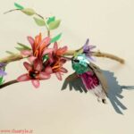 مجسمه های کاغذ رنگی