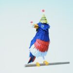 مجسمه های کاغذ رنگی