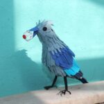 مجسمه های کاغذ رنگی