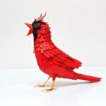 مجسمه های کاغذ رنگی