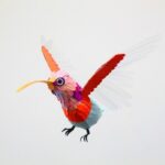 مجسمه های کاغذ رنگی