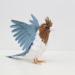 مجسمه های کاغذ رنگی