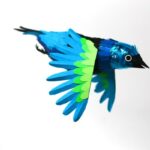 مجسمه های کاغذ رنگی