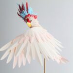 مجسمه های کاغذ رنگی