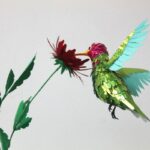 مجسمه های کاغذ رنگی