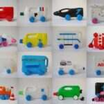 ظرف مایع شستشو با طرح ماشین