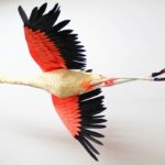 مجسمه های کاغذ رنگی