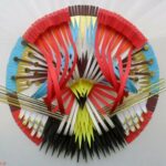 مجسمه های کاغذ رنگی