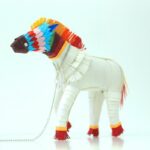 مجسمه های کاغذ رنگی