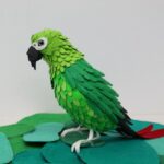 مجسمه های کاغذ رنگی